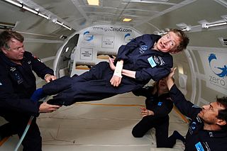 Stephen Hawking in Zero Gravity